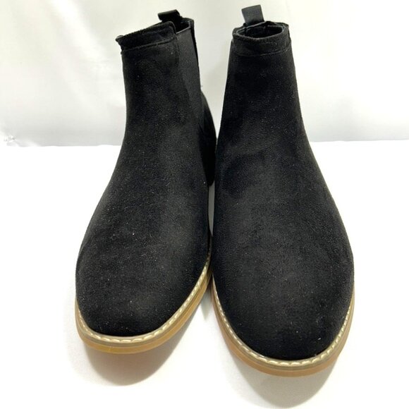 Vance Co Marshall Wide Width Chelsea Men's Black Boots US Size WD 12 - No Box - Picture 1 of 9